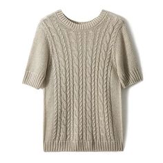 Fongt Shirt Women Knitted Short Sleeve T-Shirt 2023 Summer Top Loose Casual O-Neck Womens Clothing Tee Shirt Femme Hollow Out Tshirt Casual Beige Crew Neck Sweater, Beige Crew Neck Knit Sweater, Beige Knit Crew Neck Sweater, Khaki Knit Tops For Fall, Cream Crew Neck Knit Top Relaxed Fit, Cream Relaxed Fit Crew Neck Knit Top, Beige Crew Neck Top For Winter, Casual Oatmeal Tops For Fall, Casual Oatmeal Fall Tops