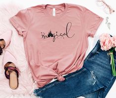 Cheap Disney White T-shirt, Cheap Blue Disney Shirt, Cheap Pink Disney T-shirt, Cheap White Disney Style Shirt, Plain My Disney Shirt, Cheap White Disney T-shirt, Disney Shirts Nude Long Sleeve, Cheap Disney T-shirt With Letter Print, Mickey Shirts