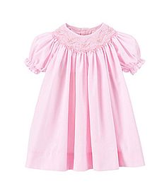 Petit Ami Baby Girls 1224 Months Smocked Gingham Dress #Dillards Cute Puff Sleeve Dress With Smocked Bodice, Cute Gingham Smocked Dress With Ruffles, Short Sleeve Gingham Smock Dress, Pink Fitted Smocked Dress With Gathered Sleeves, Spring Gingham Smocked Dress With Short Sleeves, Cotton Smocked Dress With Gathered Sleeves, Pink Smocked Puff Sleeve Dress, Pink Smocked Dress With Puff Gathered Sleeves, Short Sleeve Gingham Dress With Smocked Bodice