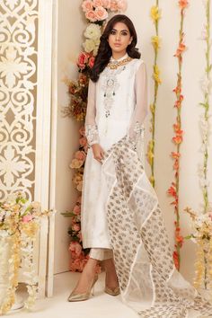 [Best Selling Pakistani Fashion Designer Women's Dresses Online]-Haniya Jibran Festive Party Wear Blouse With Intricate Embroidery, Designer Party Wear Kurta In Tissue Silk, Tissue Silk Kurta For Designer Party Wear, Tissue Silk Party Wear Kurta For Designer Occasions, Designer Tissue Silk Party Wear Kurta, Eid Party Blouse Piece With Intricate Embroidery, Party Blouse Piece For Eid With Intricate Embroidery, Festive Party Wear Kurta With Intricate Embroidery, Elegant Georgette Blouse With Intricate Embroidery