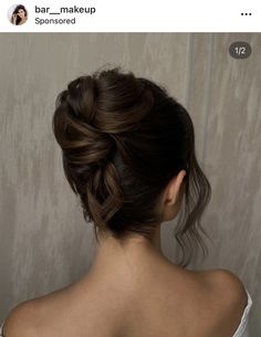 Sanggul Modern, Wedding Hair Up, Bridal Hair Inspiration, Bridal Hair Updo, Wedding Guest Hairstyles