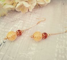 🐕 Big deals! Ling Amber long chandelier earrings Flower motif 24 k gold filling Floral Ethnic style Beaded bead ball earrings only at €75.0 Hurry. #EthnicStyle #MosaicEarrings #ChandelierEarrings #WickerJewelry #GoldFilling #FolkloreJewelry #BeadedEarrings #MosaicMaking #SeedBeadMaking #24kGold Elegant Latkan Earrings With Round Beads, Elegant Latkans Earrings, Traditional Gold Earrings With Faceted Beads, Gold Beaded Earrings With Faceted Beads For Gifts, Festive Earrings With Gold Beads, Gold Beaded Earrings With Dangling Beads For Festive Occasions, Gold Round Beads Earrings For Wedding, Festive Gold Beaded Earrings With Round Beads, Gold Earrings With Latkans And Round Beads