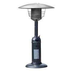 AZ Patio Heaters Hiland Hammered Silver Tabletop Propane Patio Heater Tabletop Patio Heater, Patio Table Top, Propane Patio Heater, Propane Heater, Patio Heaters, Patio Side Table, Outdoor Heaters, Screen Guard, Safety Devices