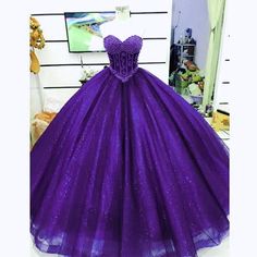 Princess Tulle Quinceanera Dress For Gala, Tulle Quinceanera Ball Gown For Gala, Tulle Quinceanera Dress Ball Gown For Gala, Tulle Ball Gown For Quinceanera Or Gala, Tulle Quinceanera Dress With Fitted Bodice For Gala, Floor-length Tulle Quinceanera Dress For Gala, Purple Ball Gown With Fitted Bodice For Prom, Quinceanera Dress With Sweetheart Neckline For Gala, Purple Ball Gown For Gala During Prom Season