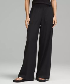 Swift Wide-Leg Mid-Rise Pant *Full Length | Women's Pants | lululemon Lululemon Wide Leg Pants, Lululemon Educator, Educator Outfits, Jumper Short, Teacher Clothes, Leg Pants Outfit, Modest Style, 2024 Style, Michelle Yeoh