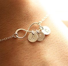 Personalized Infinity Bracelet Infinity Initial by BijouxbyMeg Initial Bracelet, Single Mom, Bijoux Diy, Accessories Jewelry, Bling Bling, Charm Bracelets, Infinity Bracelet, Girly Things, Family Photos