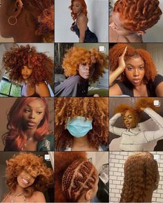 Styles For Really Short Hair Black Women, Hair Dye Ideas, Pretty Hair Color, Natural Hair Styles Easy