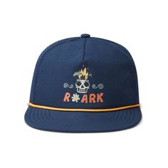 Classic casual... Cool and classic, this strapback hat from Roark offers easy, everyday style. Throw it on and go — your daily adventure awaits. Features: Men's strapback hat Flat bill Front and back embroidery detail Materials: 98% Cotton, 2% Spandex Casual 5-panel Baseball Cap For Travel, Adjustable Flat Brim Baseball Cap For Travel, Adjustable Flat Brim Snapback Hat For Outdoor Activities, Adjustable Baseball Cap Trucker Hat For Travel, Adjustable Baseball Cap With Curved Bill For Travel, Adjustable Curved Bill Baseball Cap For Travel, Adjustable Fit Snapback Hat With Flat Brim For Outdoor, Casual Adjustable Snapback Hat For Travel, Trucker Hat With Flat Bill For Travel