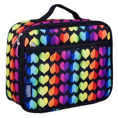 Cold Snacks, Lunch Box For Kids, Monogram Backpack, Bento Bags, Rainbow Hearts, Personalized Backpack, Lunch Box Bag, Insulated Lunch Box, Cute Backpacks