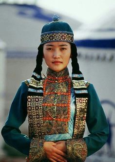 Mongolia. Mongolian Woman, Nightlife Travel, Traditional Clothing, Mongolia, Azerbaijan