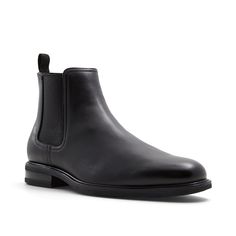 Aldo-Bristoll Chelsea Boot Bring classic style touches to a layered look with the Bristoll Chelsea boot from Aldo. The tried-and-true silhouette makes for easy styling, while the memory foam footbed provides cushioning underfoot. Formal Ankle Boots With Cushioned Footbed, Formal Cushioned Ankle Boots, Classic Boots With Cushioned Footbed, Medium Width, Classic Ankle-high Boots With Cushioned Footbed, Classic Leather Chelsea Boots With Cushioned Footbed, Classic Business Boots With Cushioned Footbed, Business Leather Boots With Cushioned Footbed, Classic Fall Boots With Cushion, Leather Boots With Cushioned Footbed For Business