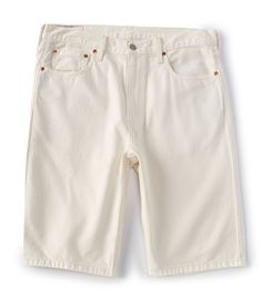 From Levi's®, these shorts feature:Non-stretch denimSits below your waistLoose fit through the seat and thigh5-pocket stylingZip fly12" InseamCottonMachine wash/tumble dryImported. Modern Smart Casual, Style Scrapbook, Heritage Brands, Dillard's, Smart Casual, Stretch Denim, White Shorts, Levi's, Denim Shorts