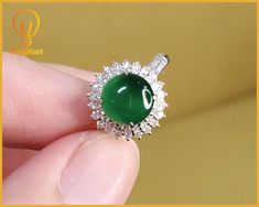 Luxury Jade Jewelry With Round Stone, Hand Stand, Jade Gemstone, Gifts Fo, Ring Shapes, Casting Jewelry, Jade Ring, Green Jade, Multi Stone Ring