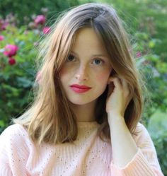 Camille Yolaine Hair, Lob Haircuts, Korean Hair Color, Honey Blonde Hair, Lob Hairstyle, Long Hair With Bangs