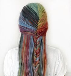 Mermaid Braid, Twist Ponytail, Braided Hairstyles Easy, Braids For Long Hair