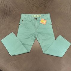 Nwt - Crazy 8 Turquoise Skinny Pants. Size 3t Excellent Condition. Smoke Free And Pet Free Home. Message Me With Any Questions. Bundle And Save Playful Blue Pants With Pockets, Playful Green Cotton Pants, Casual Turquoise Pants, Boys Cargo Pants, Boys Khaki Pants, Light Blue Pants, Casual Chinos, Crazy 8, Relaxed Jeans