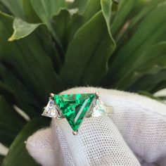 Green Emerald 4.50 Carat Ring, 925 Sterling Silver, Triangle Shape Stone. Handmade Ring Anniversary Gift. Estimated delivery North America: 2-3 weeks Europe: l-3 weeks Australia, New Zealand and Oceania: 2-3 weeks Asia Pacific: 2-3 weeks Latin America and the Carib beast: 2-3 weeks Sub-Saharan Africa: 2-3 weeks I'll do my best to meet these dispatch estimates, but can't guarantee them. Actual delivery time will depend the delivery method you choose. Gia Certified Silver Emerald Ring As Gift, Anniversary Rings In Sterling Silver, Green Trillion Cut Ring Gift, Green Trillion Cut Promise Ring, Trillion Cut Emerald Ring In White Gold For Gift, Ring For Men, Green Emerald, Triangle Shape, Emerald Ring