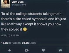 the tweet is posted to students on twitter