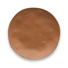 an image of a brown plate on a white background