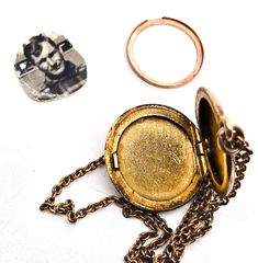 Gold filled etched locket mid century photo necklace. Good used condition with little to no signs of normal wear. Chain has early thumb clasp. Etched with the number 16 on the inside of each side of locket. Comes with vintage picture and frame. Necklace measures 15.5 inches long. Locket measures 5/8ths of an inch across. Mandala Lotus Flower, Frame Necklace, Mandala Lotus, Number 16, Vintage Picture, Photo Necklace, Vintage Pictures, Lotus Flower, Etching