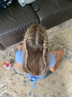 Hair Inspo Easy, Half Up Braid, Half Up Half Down Braid, Braid Pigtails, Dutch Braids, Hairstyles 2024, Pigtail Braids