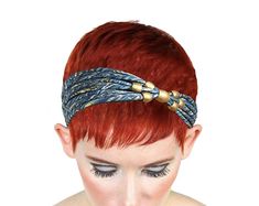 Headbands For Short Hair Women Beaded Headband Fancy | Etsy Wedding Head Pieces For Short Hair Pixie Cuts, Best Headbands For Short Hair, Hair Assesories For Pixie Cut, Pixie Grow Out Headband, Boho Headbands Short Hair, Pixie Hair Accessories, Pixie Cut Headband, Pixie Headband, Short Hair Accessories