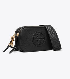 Mini Miller Crossbody Bag: Women's Designer Crossbody Bags | Tory Burch Kira Chevron, Tory Burch Purse, Tory Burch Crossbody, Leather Camera Bag, Womens Designer Handbags, Tory Burch Miller, Across Body Bag, Designer Crossbody Bags, Tory Burch Bag