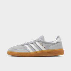 Women's adidas Originals Handball Spezial Casual Shoes | Finish Line Running Sandals, Dunks Nike, Nike Air Max For Women, Nike Tech Fleece, Big Clothes, Nike Tech, Newest Jordans, Perforated Leather, Tie Shoes