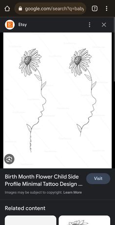 an iphone screen showing the profile of a woman's face with flowers in her hair