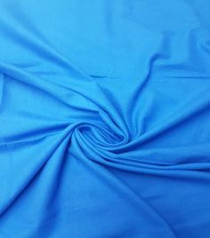 the blue fabric is very soft and smooth