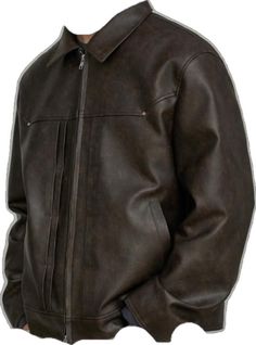 Rugged Leather Jacket With Zipper Closure, Rugged Outerwear With Zipper For Fall, Rugged Outerwear With Zipper Closure For Fall, Rugged Fall Outerwear With Zipper Closure, Rugged Fall Outerwear With Zip Fly, Retro Leather Outerwear With Zipper Closure, Collage, Pins