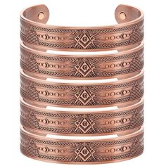 PRICES MAY VARY. Title: MasonicMan Masonic Men's Pure Copper Adjustable Bracelet Bangle (Copper). Product Type: Departments > Men > Jewelry > Bracelets > Cuff Mens Copper Bracelet, Men Jewelry, Copper Bracelet, Magnetic Bracelet, Mens Jewelry Bracelet, Bracelet Bangle, Pure Copper, Adjustable Bracelet, Cuff Bracelets