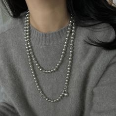 Elevate Your StyleExperience the epitome of versatility and elegance with our Gray Glare Pearl Multi-Way Necklace. This gold-plated beauty features Swarovski pearls that exude a mesmerizing charm, perfect for enhancing any ensemble. Whether draped as a luxurious long necklace or layered for a chic double-strand look, this necklace effortlessly elevates your style game. Glow Crafts, Glamour Jewelry, Beauty Features, Necklace Swarovski, Copper Pearl, Buy Necklace, Heart And Mind, Pearl Grey, Swarovski Pearls