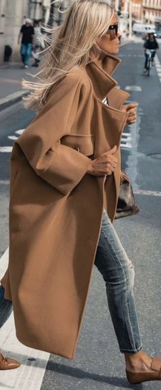 Outwear Fashion, Trench Coat Outfit, Women Overcoat, Coat Outfits, 가을 패션, Mode Outfits