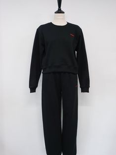 Cozy 100% cotton sweatpants. Oversized slouchy fit with elastic waistband. Matching Real Cropped Sweatshirt also available. Model is in MINUSEY ONE SIZE. ✔️ Free worldwide express shipping over $100✔️ Loved by 6,500+ customers✔️ Limited edition collections, maximum style⠀⠀⠀⠀⠀⠀⠀⠀⠀Stay ahead of the trend with can’t-find-anywhere-else staples. Your closet will thank you 💕* MINUSEY ONE SIZE = EU 34-38, US 2-6* 100% Cotton* Dry clean* Made in Korea - Model Height: 172cm/5'7" (US2, EU34) Basic Black Joggers For Loungewear, Basic Black Sweatpants For Loungewear, Black Cotton Joggers With Elastic Cuffs, Black Relaxed Fit Basic Sweats, Comfortable Black Cotton Sweats, Black Comfortable Cotton Sweats, Black Cotton Sweats For Loungewear, Black Cotton Sweats With Ribbed Waistband, Black Cotton Joggers For Fall