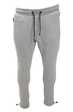 Get comfortable in sporty fleece joggers that feature a drawstring waist, secure zip pockets, and cinching drawcord hems for an athletic fit. Drawstring waistband Side zip pockets Fleece interior Knit construction Drawcord toggle hems 65% cotton, 35% polyester Machine wash cold, tumble dry low Imported Sportswear Sweatpants With Drawstring For Gym, Athleisure Sweatpants With Drawstring For Sports, Sporty Sweatpants With Functional Drawstring For Jogging, Sportswear Joggers With Drawstring For Sports, Drawstring Joggers For Sports, Streetwear Fleece Joggers With Drawstring, Sportswear Sweatpants With Functional Drawstring, Sportswear Sweatpants With Drawstring For Sports, Sporty Drawstring Sweatpants For Jogging