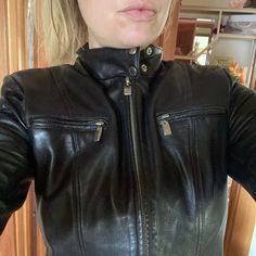 Like New, Sexy Genuine Leather Moto Jacket, By Hugo Buscati. Size Xs, Fits Like A Small. Really Nice Leather Jacket, Hot Leather Moto, Leather Moto Jacket, Nice Leather, Moto Jacket, Leather Jackets, Really Cool Stuff, Genuine Leather, Jackets & Coats, Leather Jacket