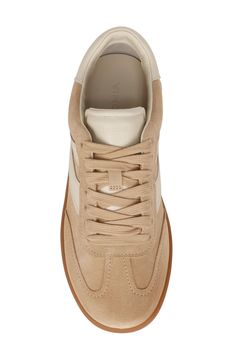 Add a retro footnote to your everyday 'fits with this dapper leather sneaker with contrast logo elements and a rubber traction sole. Removable insole Leather upper and lining/rubber sole Imported Logo Elements, Tan Sneakers, Everyday Fits, Sole Shoes, Fit Inspo, Daily Workout, Cheetah Print, Fitness Inspo, Leather Sneakers