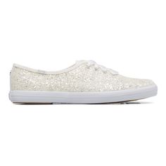 White Keds, Champion Sneakers, Keds Champion, Glitter Sneakers, Free Socks, White Glitter, Canvas Sneakers, Holiday Fashion, Keds