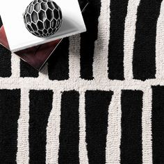 At nuLOOM we believe that floor coverings and art should not be mutually exclusive. nuLOOM 5 X 8 (ft) Wool Black Indoor Geometric Area Rug | MTHM05A-508 Black And White Cross Area Rug, Black And Cream Rug Modern, Black And White Rug Baby Room, Wrigley Area Rug, Office With Black And White Rug, Black And Cream Rug Dining Room, Geometric Rug Black White, Black And White Area Rug Dining Room, Black And Cream Rug Nursery