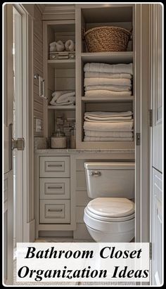 bathroom closet organization ideas for small spaces