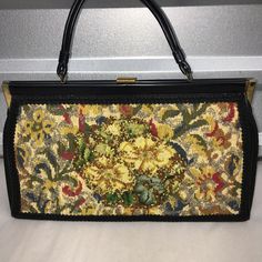 Check out Caron of Houston Original Purse Handbag Hand BeadedFloral Sequins 1950 Black, the latest item I added on eBay! #eBay #eBaySeller Bead Designs, Ebay Seller, Vintage Accessories, Black Beads, Formal Occasion, Purses And Handbags, The Black, Houston, Bag Accessories