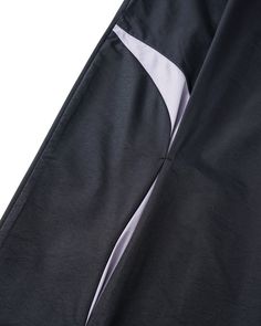 Details: Long parachute pants with stripes designBottom Length: LongMaterials:95% Polyester + 5% Spandex Stripes Design, Parachute Pants, Black Pants, Stripes, Spandex, Pants, Black, Trousers