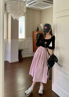 The perfect pink midi skirt for spring! With a pleated flare silhouette, side pockets and concealed back zipper, this skirt mixes and matches easily, and looks cute all day. Lined. S: 25" waist, 29.5" lengthM: 26.5" waist, 29.5" lengthL: 28" waist, 30" lengthXL: 29.5" waist, 30" length Pink Midi Skirt, Pink Midi, Spring Skirts, Perfect Pink, Shoe Gifts, Pleated Midi Skirt, Overall Dress, Sweater Blouse, Cardigan Jacket