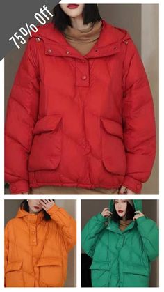 Enjoy the much cheaper items sold by Soolinen. don't miss 60-80% OFF store prices Solid Down Outerwear With Padded Collar, Long Sleeve Solid Color Parka For Cold Weather, Thick Solid Color Puffer Jacket For Winter, Thick Puffer Jacket For Winter, Solid Color Duck Down Puffer Outerwear, Long Sleeve Down Outerwear With Pockets, Solid Duck Down Puffer Jacket For Cold Weather, Fall Solid Color Duck Down Puffer Jacket, Fall Long Sleeve Puffer Windbreaker