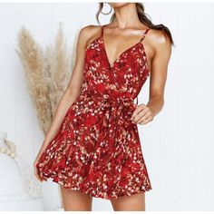 FREE SHIPPING Elegant Red Print Short Dress Women 2019 Summer Sexy Strap V Neck Backless Dress Holiday A-Line Bow Chiffon Dress Vestidos JKP1439 Red V-neck Chiffon Dress, Summer Chiffon Mini Dress For Night Out, Red Chiffon V-neck Dress, Fitted Mini-length Chiffon Dress For Summer, Chiffon Mini Dress With Spaghetti Straps For Date Night, Fitted V-neck Chiffon Dress For Summer, Fitted Red Chiffon Dress, Fitted Chiffon Dress For Summer Night Out, Summer V-neck Chiffon Dress For Date Night