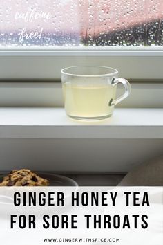 ginger honey tea for sore throats is an easy way to get rid from cold weather