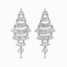 Effy Pave Classique 14K White Gold Diamond Earrings White Gold Diamond Earrings, Gold Diamond Earrings, Effy Jewelry, White Gold Diamonds, Gold Diamond, Diamond Earrings, White Gold, Gold, White