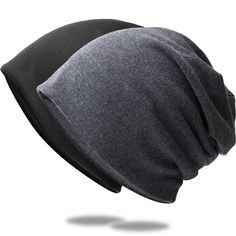 PRICES MAY VARY. 60% Cotton, 40% Polyester Imported Elastic closure Dry Clean Only Knit Beanies, Travel Shopping, Comfort Wear, Skull Cap, Knit Hat, Knit Beanie, Stylish Design, Snap Closure, Black Gray