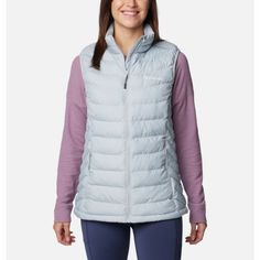 Ideal for cold-weather pursuits, this thermal-reflective, rain-and-stain resistant vest is perfect under a shell or over a long-sleeve shirt for core warmth anytime. Columbia Sportswear, Shirt Sleeves, Cold Weather, Columbia, Sleeve Shirt, Long Sleeve Shirts, Stain, Grey, Long Sleeve